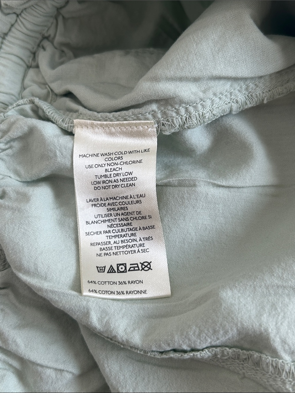 Free People Cambridge Pull On ShortsSage Green Size Large EUC - Picture 6 of 6